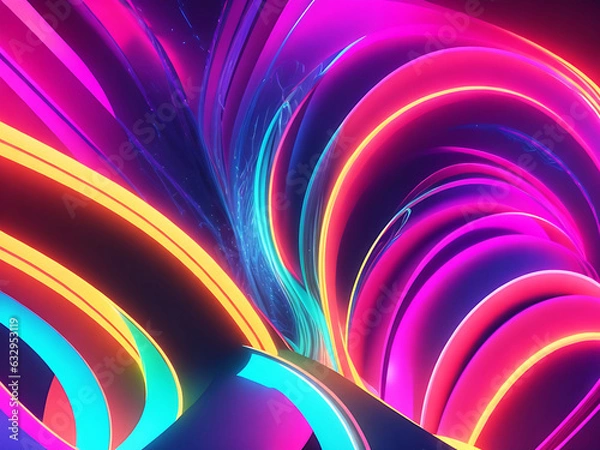 Obraz A colorful lights on a beautiful background