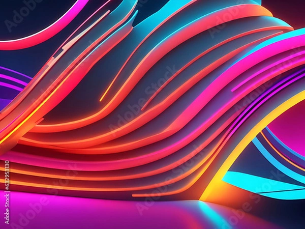 Obraz A colorful lights on a beautiful background