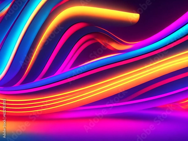 Obraz A colorful lights on a beautiful background