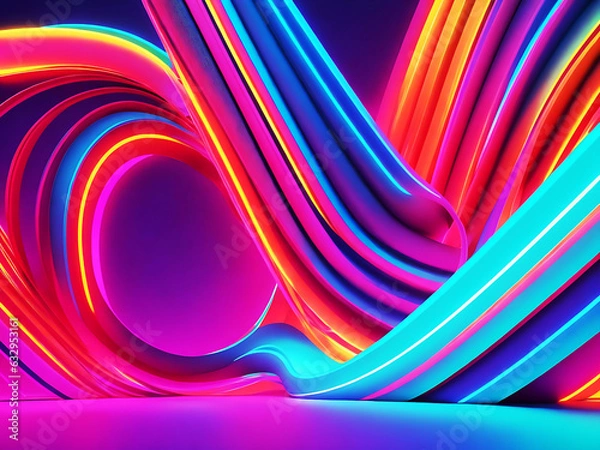 Obraz A colorful lights on a beautiful background