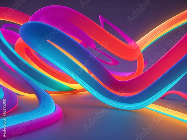 Obraz A colorful lights on a beautiful background