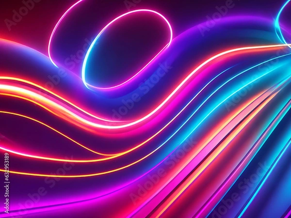 Obraz A colorful lights on a beautiful background