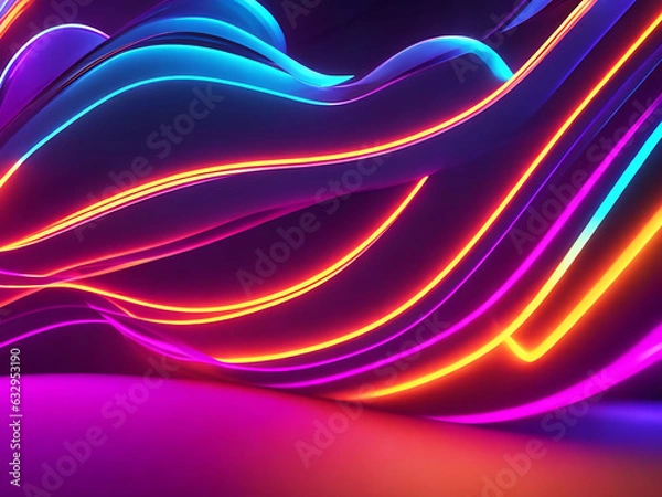 Obraz A colorful lights on a beautiful background