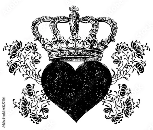 Obraz crowned heart