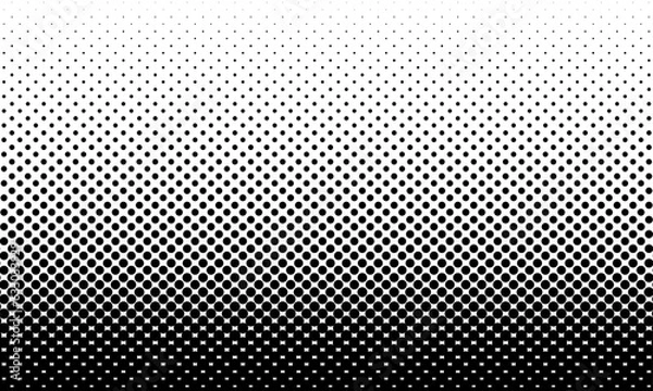 Fototapeta Transparent Vector Gradient Color Halftone Background Staggered Dots Pattern