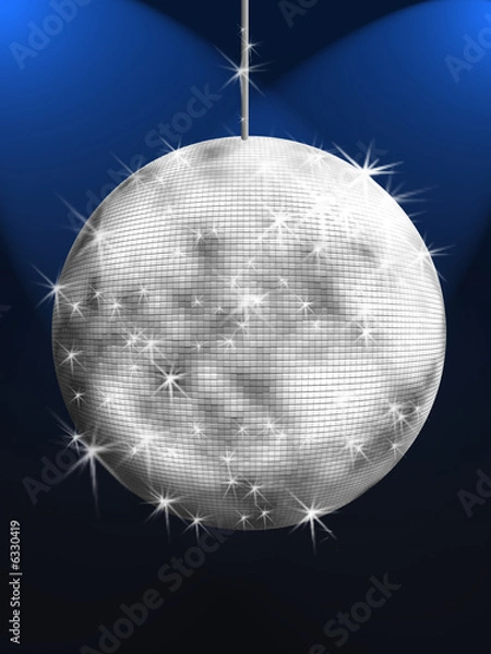 Fototapeta Mirror disco ball