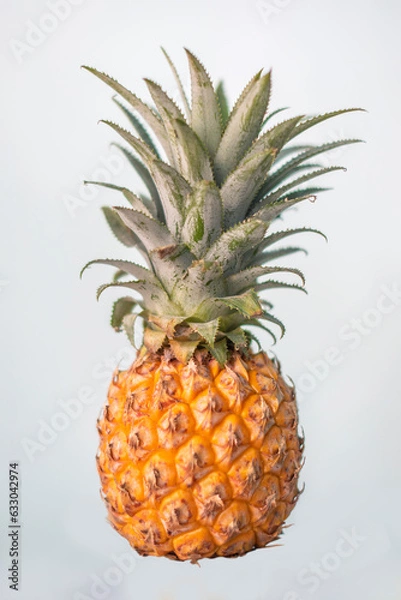Fototapeta pineapple on white background