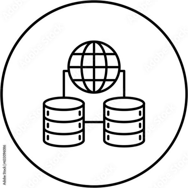 Obraz Data Network Icon