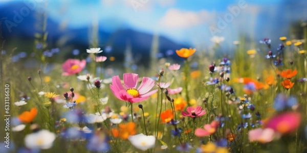 Fototapeta flowers in the field