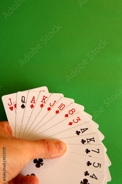 Obraz bridge cards