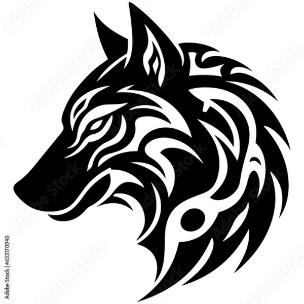 Obraz Tribal wolf