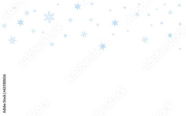 Obraz winter snowflakes background