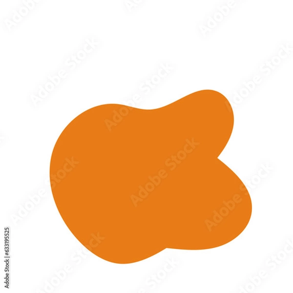 Obraz Mustard Orange Abstract Shapes