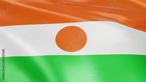 Obraz Flag of Niger 3d rendering