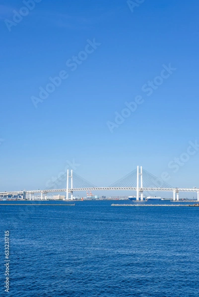 Fototapeta 神奈川県の横浜ベイブリッジ