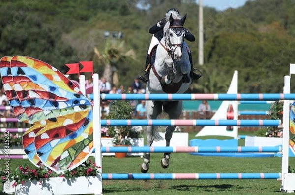 Obraz Springturnier - Oxer