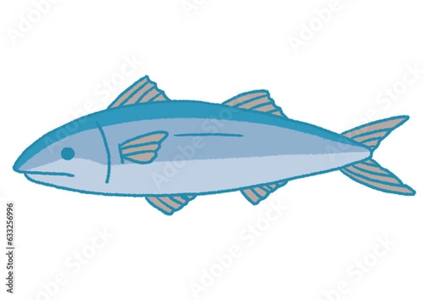 Obraz 물고기 고등어 손그림 일러스트