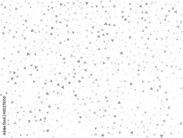 Fototapeta Festive Silver Triangular Confetti