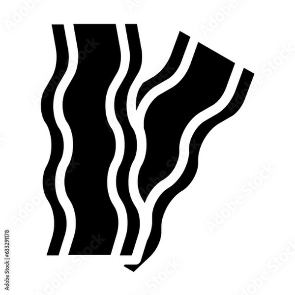 Obraz bacon icon