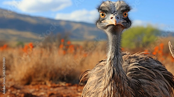 Fototapeta Isolated tarantula on white background.