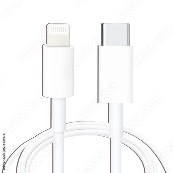 Obraz iphone charger cable