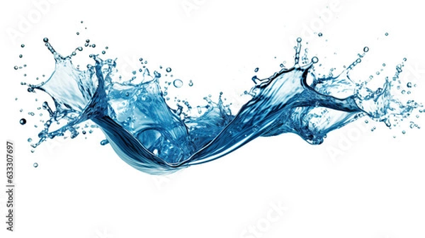 Fototapeta water splash element transparent background