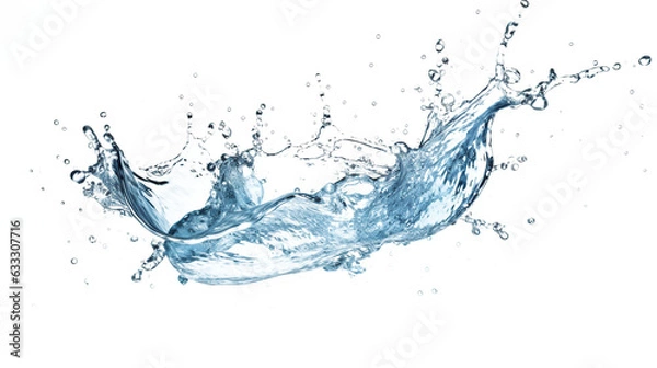 Fototapeta water splash element transparent background