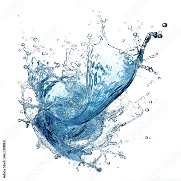 Obraz water splash element transparent background