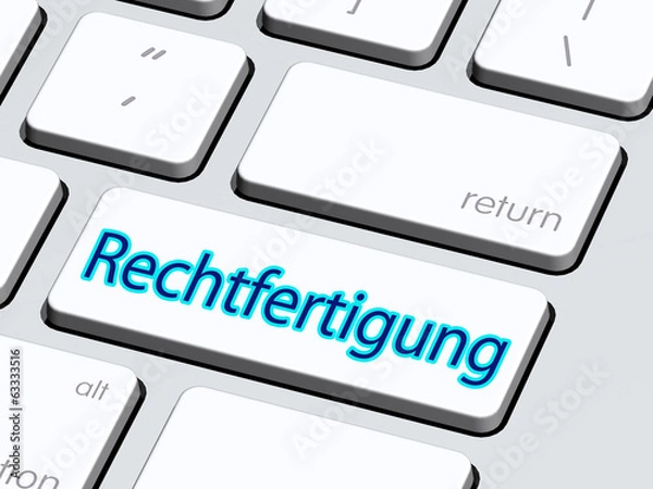 Fototapeta Rechtfertigung5