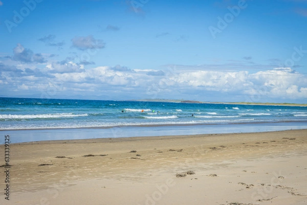 Fototapeta Streedagh, Ireland - July 16 2023 "The Wild Atlantic Way trip in the North West part of Ireland"