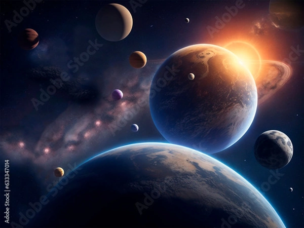 Obraz planet in space