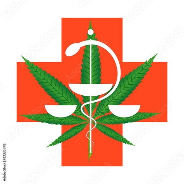 Fototapeta Marijuana for medical use