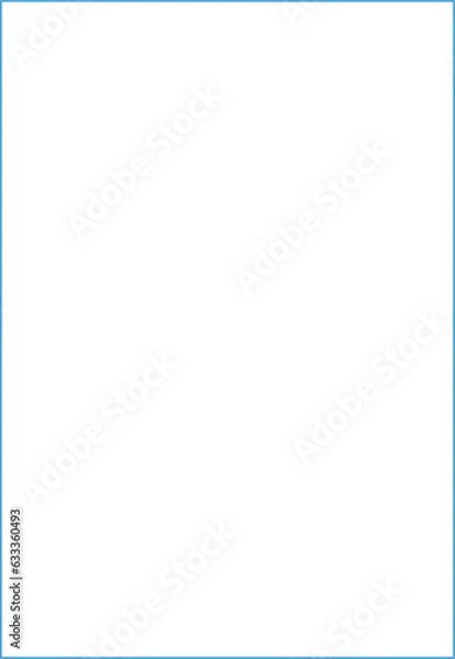 Fototapeta Digital png illustration of blue square with copy space on transparent background