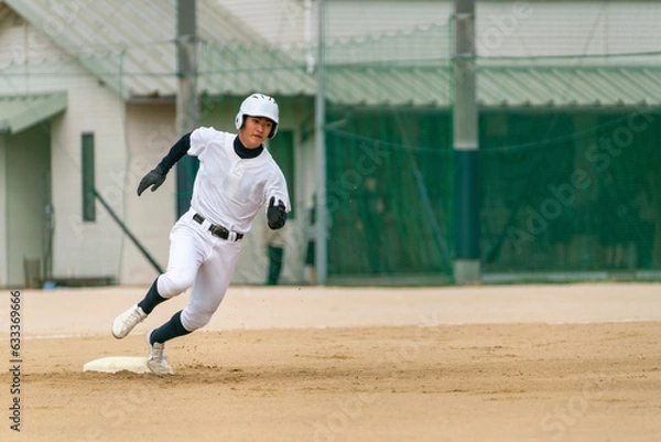 Obraz 三塁へ向かうランナー