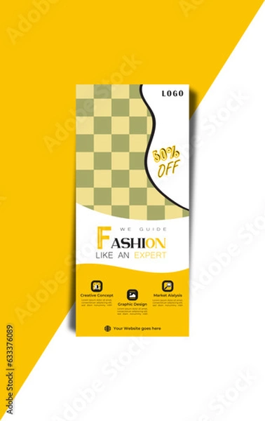 Obraz roll up banner design 