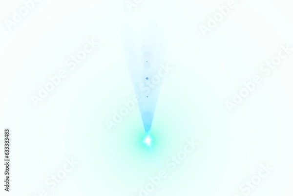 Fototapeta Digital png illustration of abstract shape on transparent background