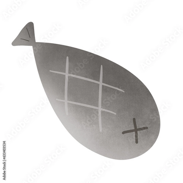 Fototapeta Fish cartoon 