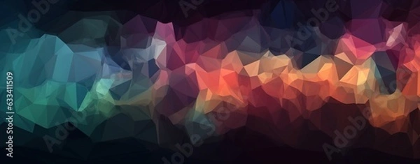 Fototapeta Abstract colorful background. Generative AI.