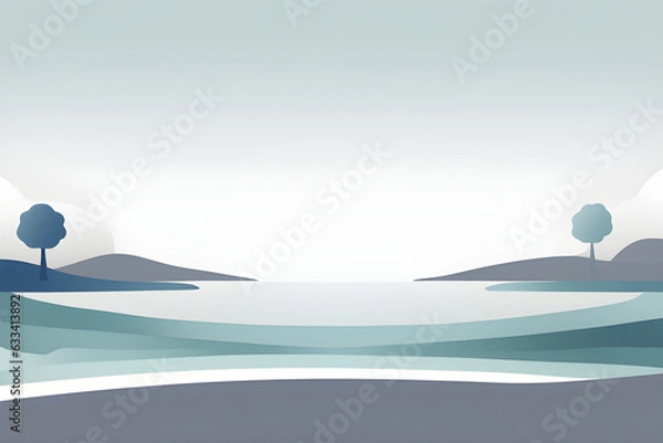 Fototapeta Calm image layout without text Version 3 Generative AI