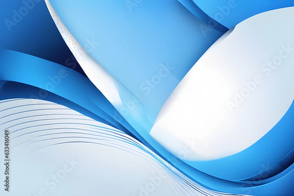 Fototapeta abstract blue wave background