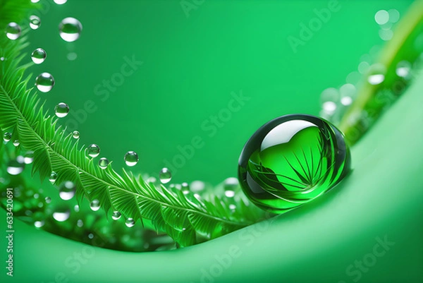 Obraz background with leaves