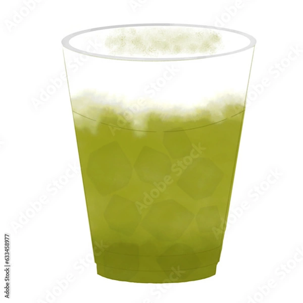 Obraz green tea latte