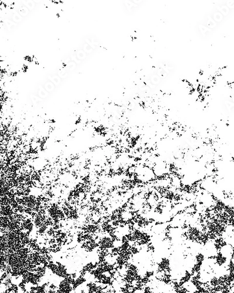 Fototapeta Grunge texture background vector, textured grungy black vintage design element in old distressed paper or border illustration, scratches grit grime and grungy lines for photo overlay template 