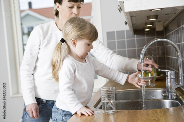 Obraz Girl in the kitchen