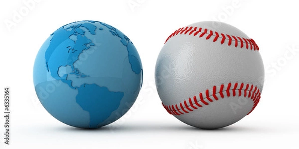 Obraz World wide baseball