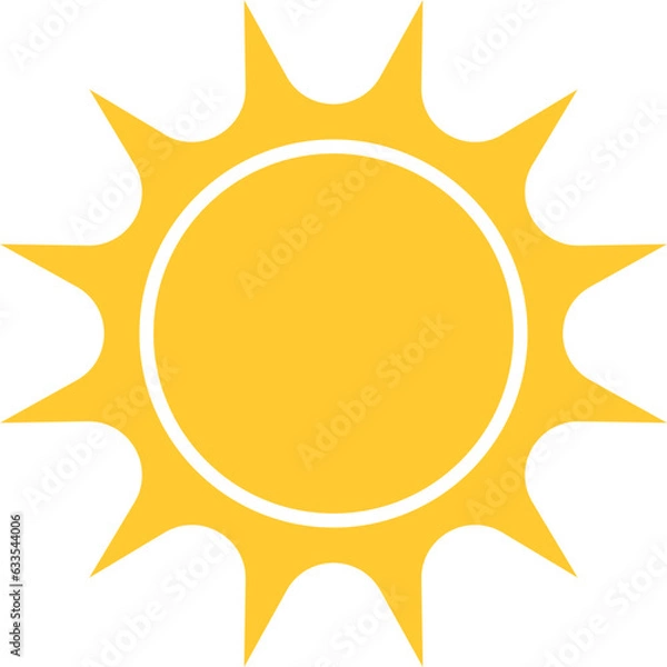 Obraz Yellow Flat Sun Element