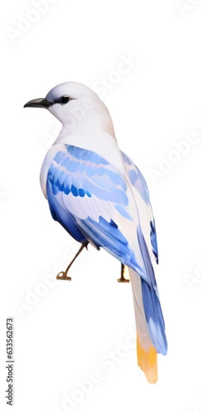 Obraz bird, generative ai, vector isolated for design