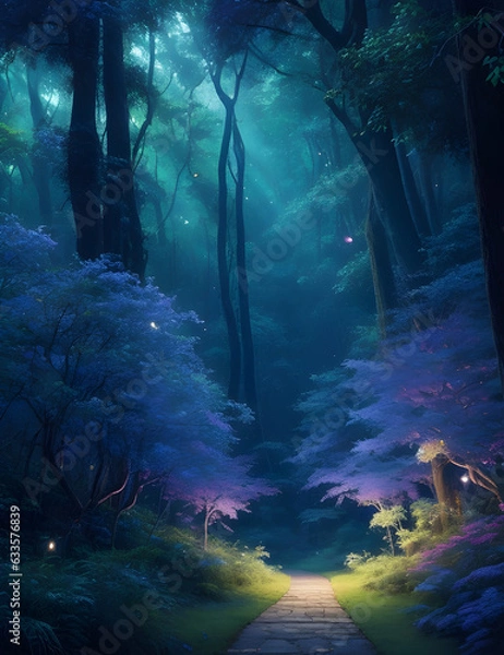 Fototapeta fantasy forest