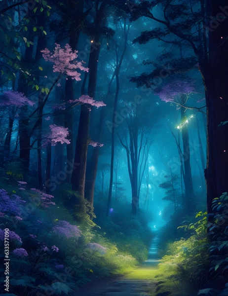 Fototapeta fantasy forest