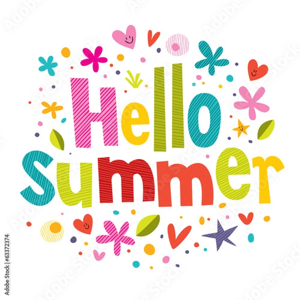 Fototapeta Hello summer
